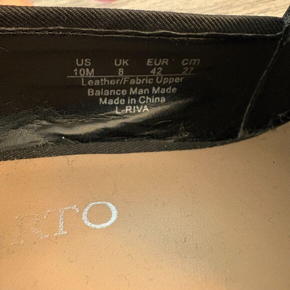 Franco Sarto Riva Black Leather Pump Heels Size 10 - Picture 7 of 11